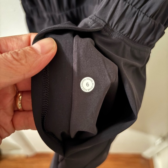 lululemon athletica “Lightweight High-Neck” Classic Black Midi Dress - Picture 3 of 5